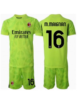 AC Milan Mike Maignan #16 Målvakt Replika Tredje Kläder Barn 2024-25 Kortärmad (+ byxor)